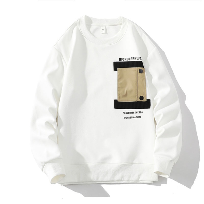 Bộ Đồ Nam Áo Sweater Nỉ Form Rộng Phối Túi Ngực Quần Jogger Thời Trang Mixxno1 TOP NAM 240 + QUAN NAM 069