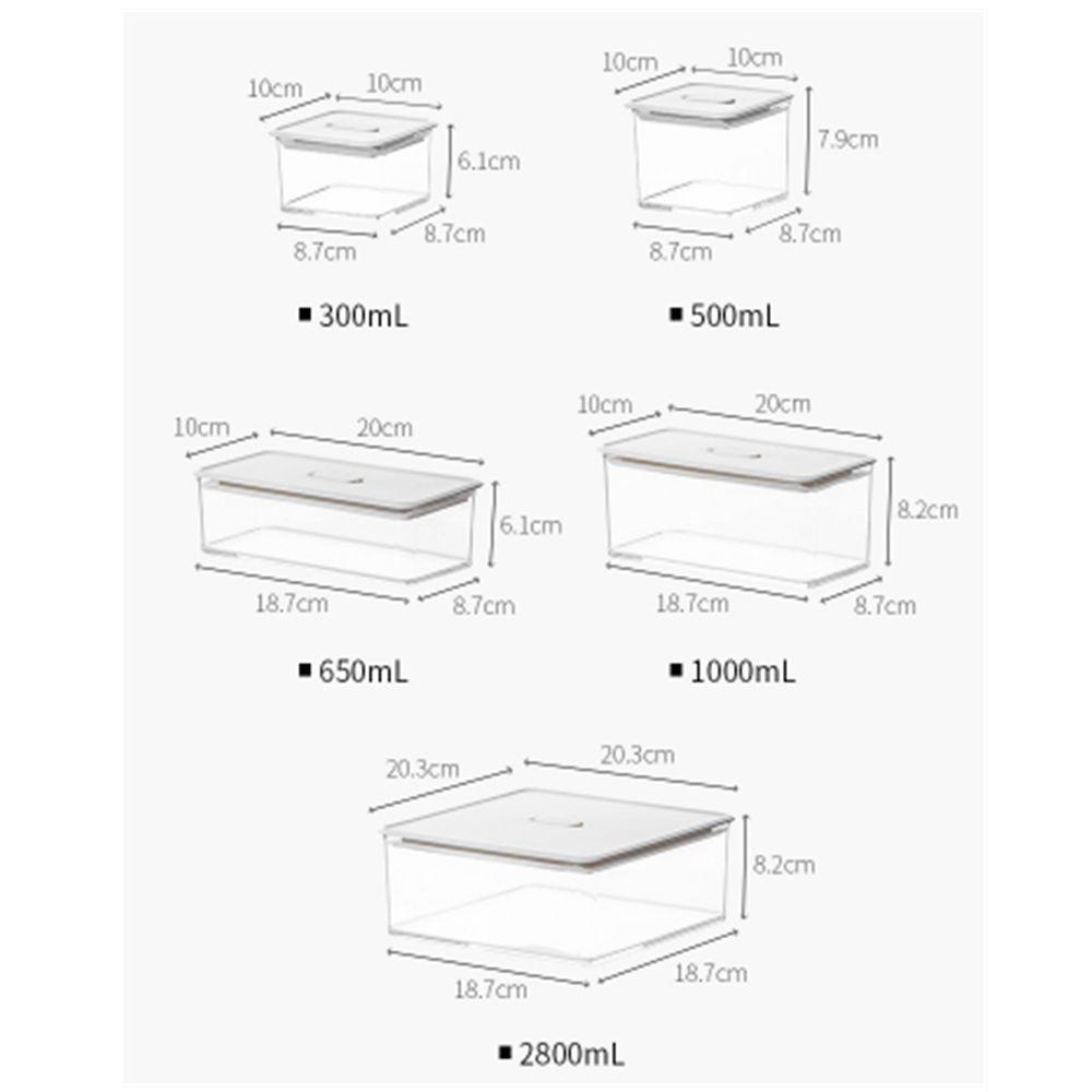 KUNHEV Hộp Bảo Quản Thực Phẩm Tươi Ngon Đa Năng Cho Tủ Lạnh