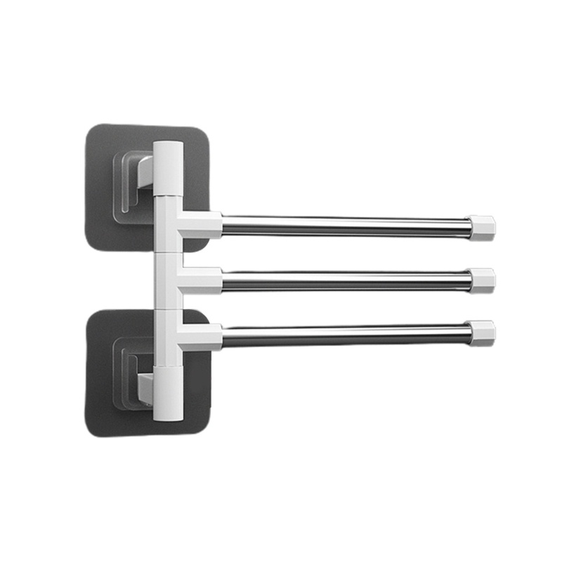 Móc Treo Khăn Bằng Thép Không Gỉ Xoay 180 Độ° Giá Treo Khăn Dạng Xoay Tiết Kiệm Không Gian Cho Người Dơi