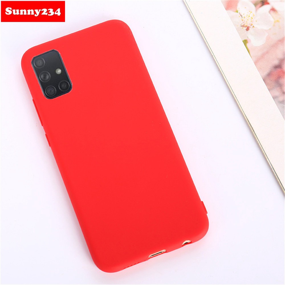 Ốp điện thoại silicon mềm phong cách đơn giản cho Samsung Galaxy A21S S10 Lite 2020 Note 10 Lite A01 A21 A11 A41 M11