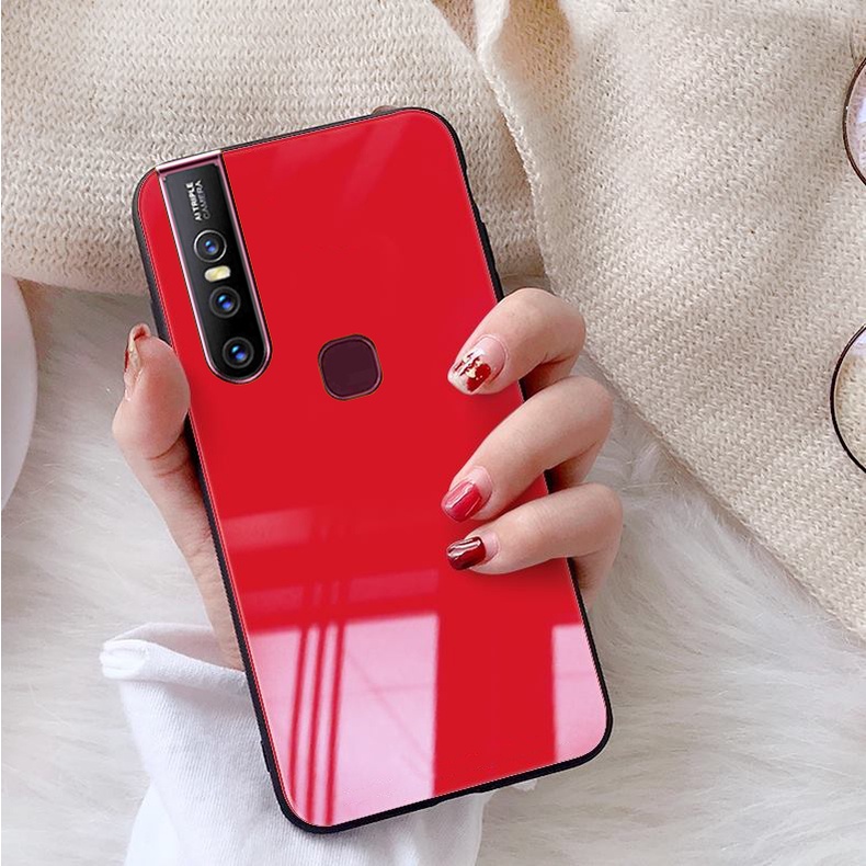 Ốp Lưng VIVO V15  Mặt kính gương sáng bóng cao cấp