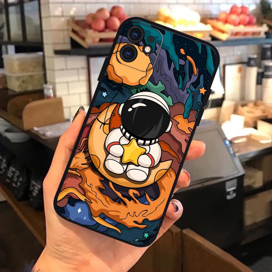 Vỏ ốp iPhone Phi Hành Gia chống sốc cho iPhone 6/6pl/6s/6spl/7/7pl/8/8pl/x/xs/11/12/13/pro/max - Chinchincase