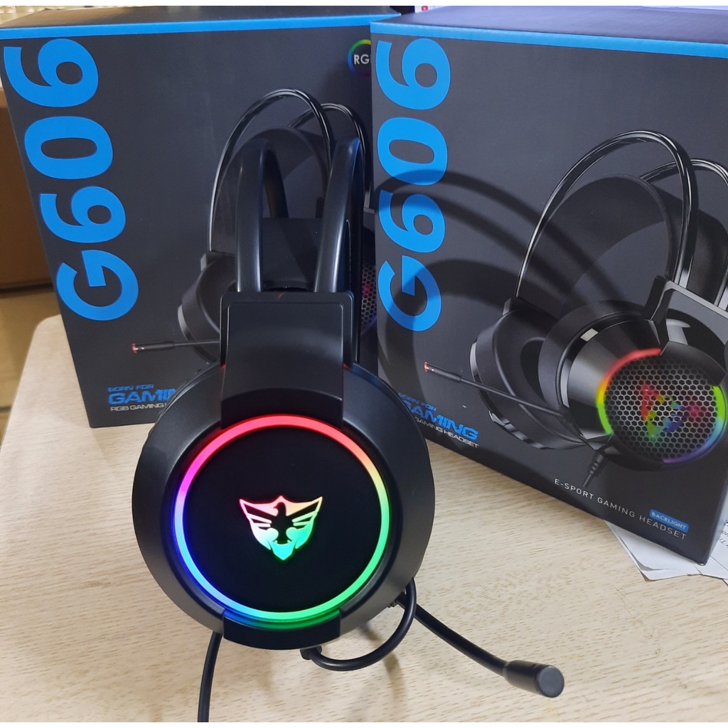 Tai Nghe Gaming G606 Đèn Led RGB Có Mic- Tai Nghe Chuyên Game Thủ Pubg , Ros, Liên Minh