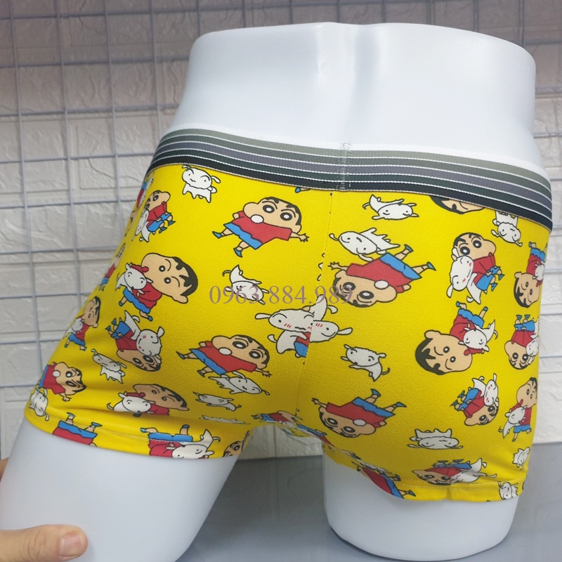 Quần lót nam chất thun cao cấp CUTE.01 nhiều màu in hoạ tiết trẻ trung, năng động cho anh em