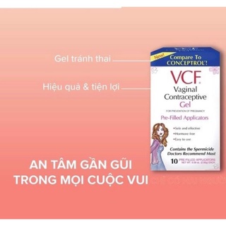 Màng phim tránh thai VCF ( Hộp 3 miếng)