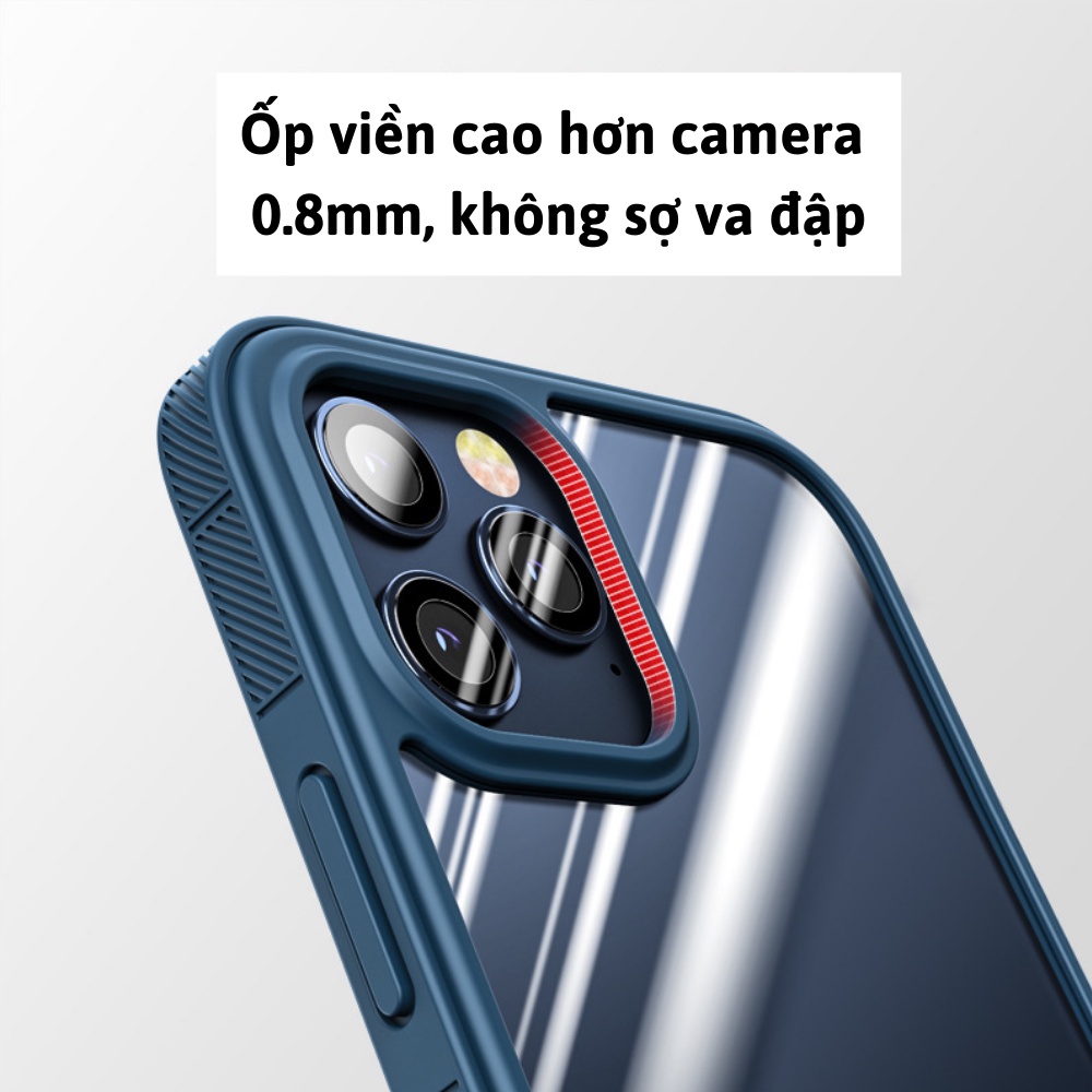 Ốp chính hãng - LIKGUS SkidProof iPhone 13 Ốp Lưng Iphone Chống Sốc MCASE Trong Suốt IP13