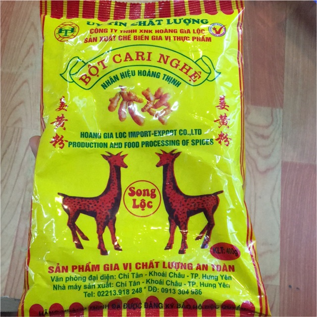 Bột Cari Nghệ gói 400gr