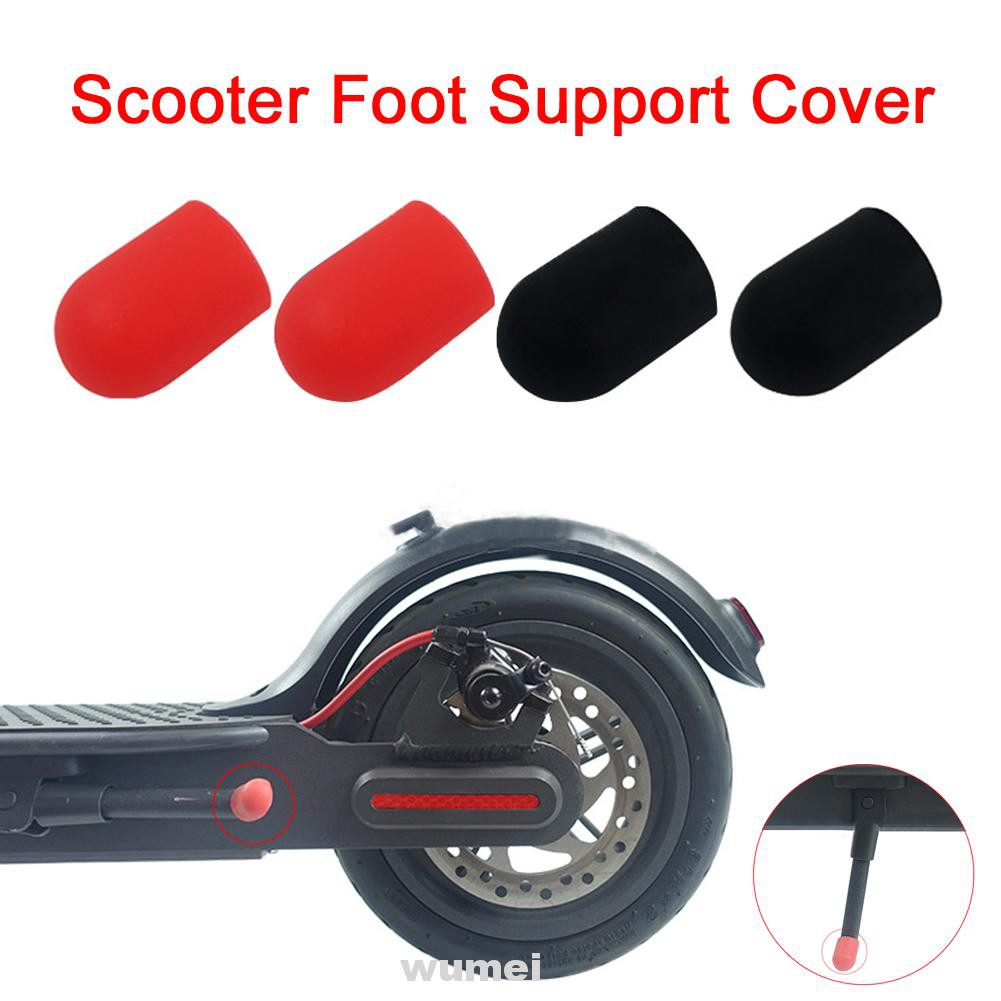 2pcs Scooter Foot Support Cover Silicone Soft Durable Easy Use Wear Resistant Parking Tripod Side For Xiaomi M365 Pro