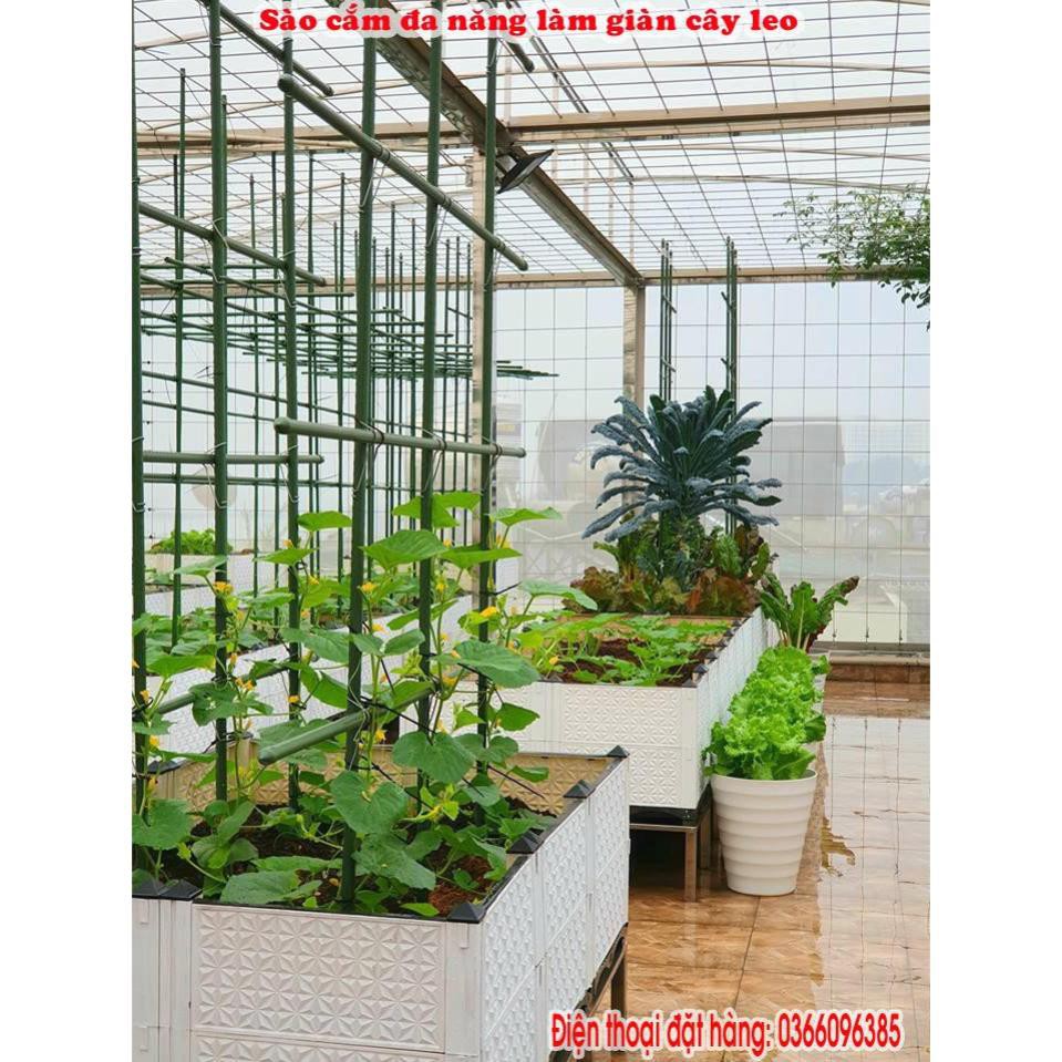 Kẹp góc dùng lắp ghép các ống thép thành giàn cho cây leo dùng cho ống 8mm, 11mm, 16mm, 20mm