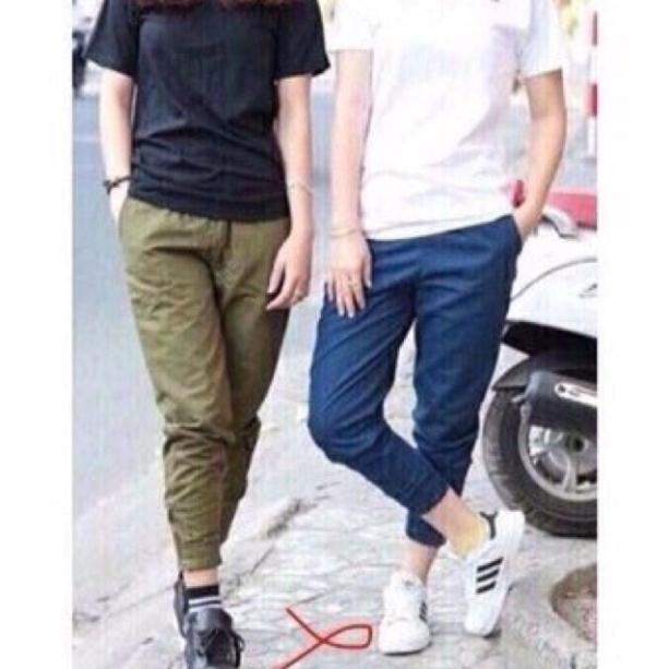 ....... Quần Jogger kaki dây kéo chân nam nữ đều mặc được .......