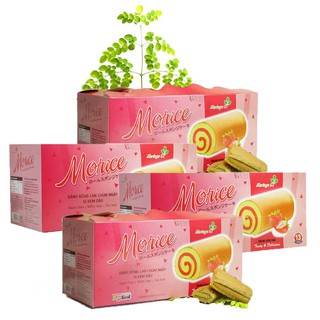 Combo 4 Bánh bông lan chùm ngây Morice - Vị kem dâu