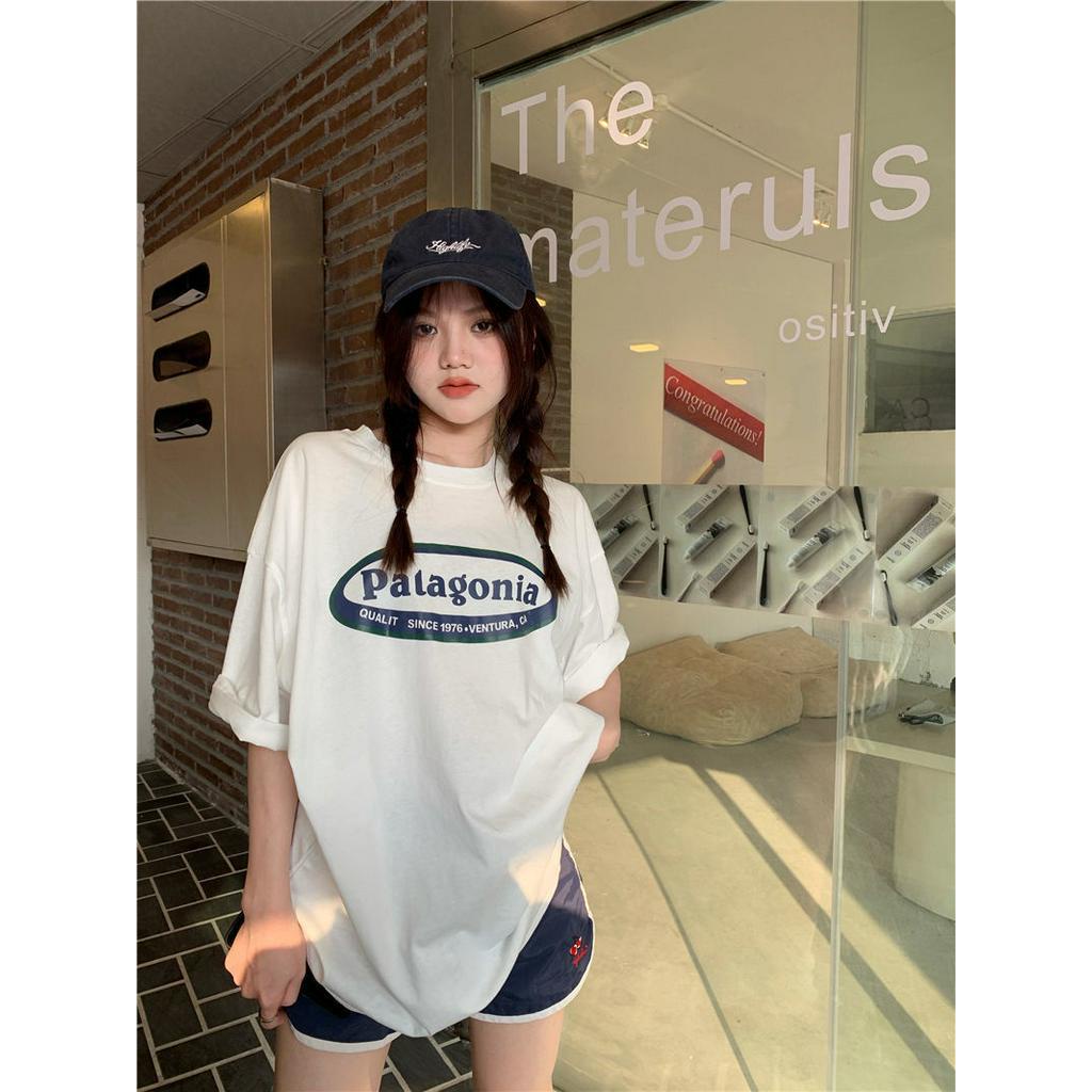 Áo Thun Cotton Ngắn Tay In Chữ Phong Cách Mới 63621