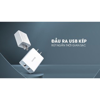 Củ sạc 2 cổng chính hãng Baseus