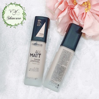Kem Nền Kiềm Dầu, Che Khuyết Điểm Catrice All Matt Plus 18h