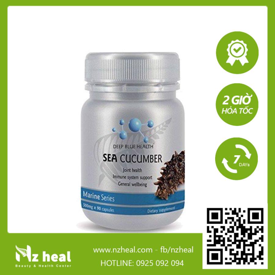 [Hỏa tốc] Viên Uống 100% Hải Sâm Deep Blue Health Sea Cucumber 90 viên