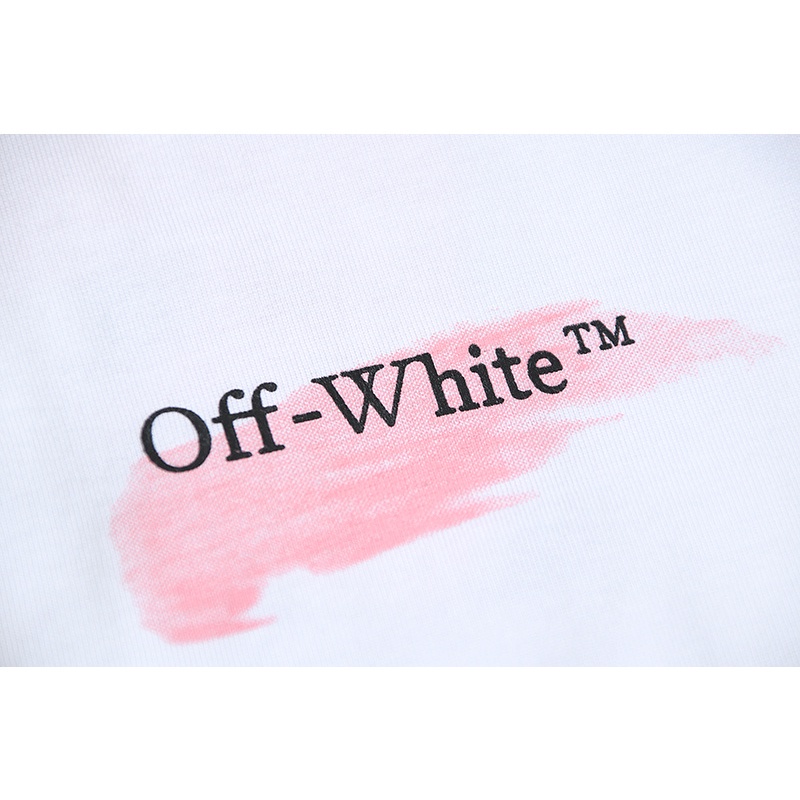 Áo Thun Cotton Ngắn Tay In Logo Off White Plus Size Cho Nam Nữ