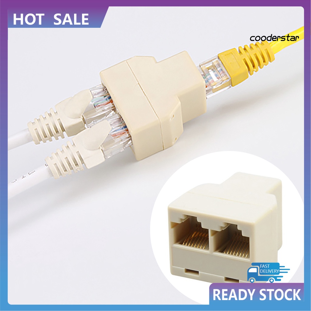 Đầu chia dây cáp mạng Ethernet từ 1 sang 2 cổng