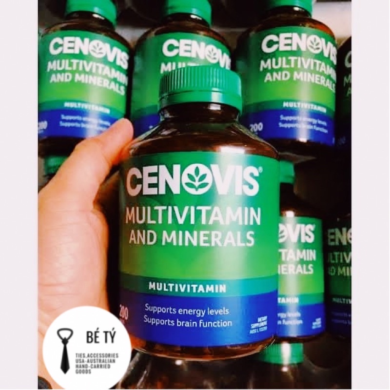 💐 Viên uống Vitamin tổng hợp Cenovis Multivitamin &amp; Minerals 200 viên