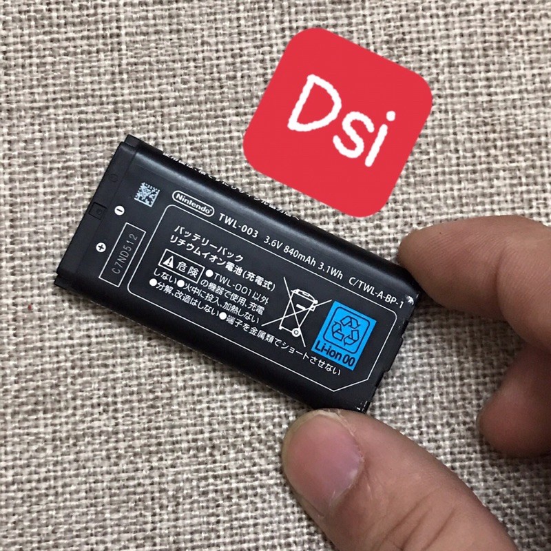 Pin Zin bóc máy thay thế NINTENDO 3DS/ DSI/ DSIXL/ 2ds/ New3ds/ Ds Lite