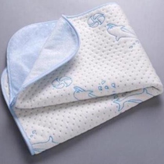 KIEN19 Tấm lót chống thấm 4 lớp cho bé sơ sinh mềm mại cao cấp an toàn thoáng khí KH08