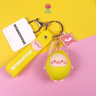 Móc chìa khoá Dragon Run Heo Lemon - Móc chìa khóa độc đáo, móc chìa khóa đáng yêu
