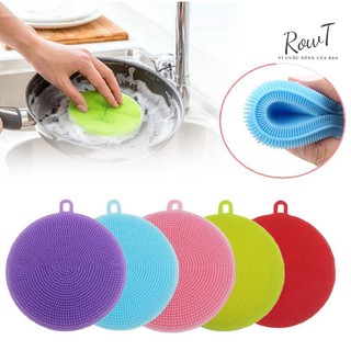 Miếng rửa chén bát silicon 💧 sạch sẽ 💧 đa năng 💧 tiện dụng