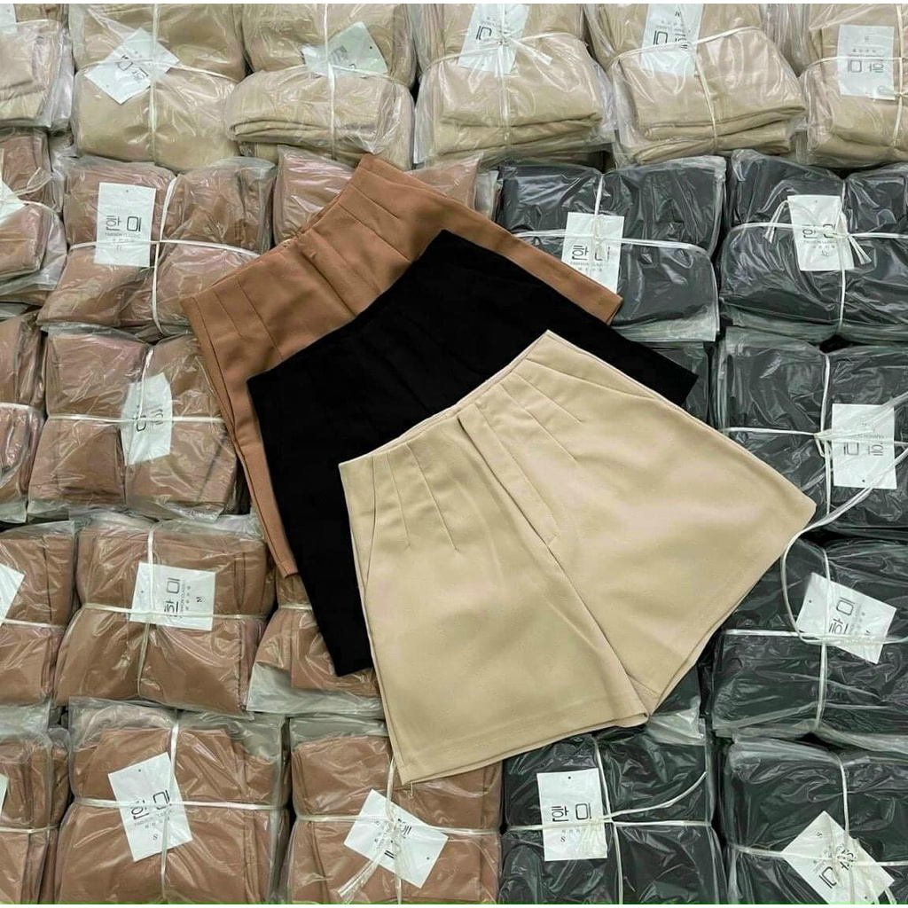 Quần short nữ khóa giọt lệ chất vải tuyết mưa cao cấp LADYA STORE M305