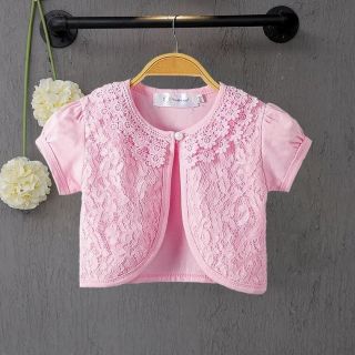 Áo ren lửng cho bé iu mặc váy đầm, áo khoác lửng mua ở đâu?