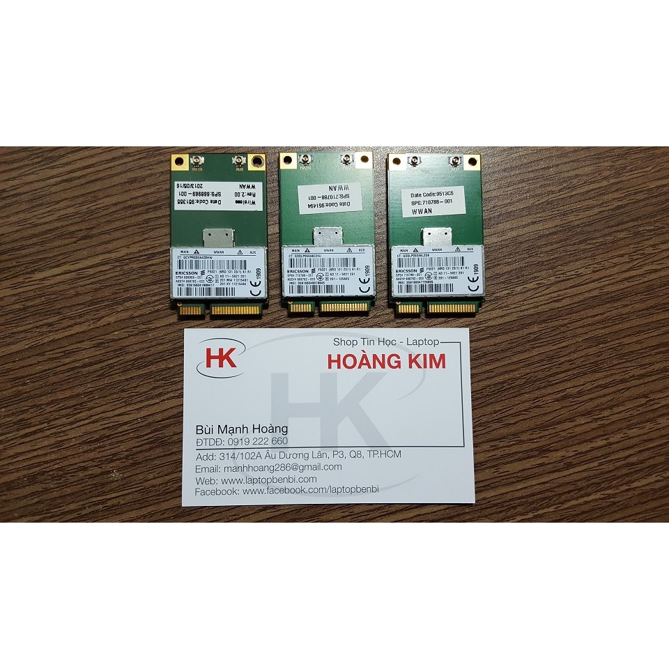 Card WWAN F5321 - HP hs2350 dùng cho laptop hp 8470p,8570p,8570w | WebRaoVat - webraovat.net.vn