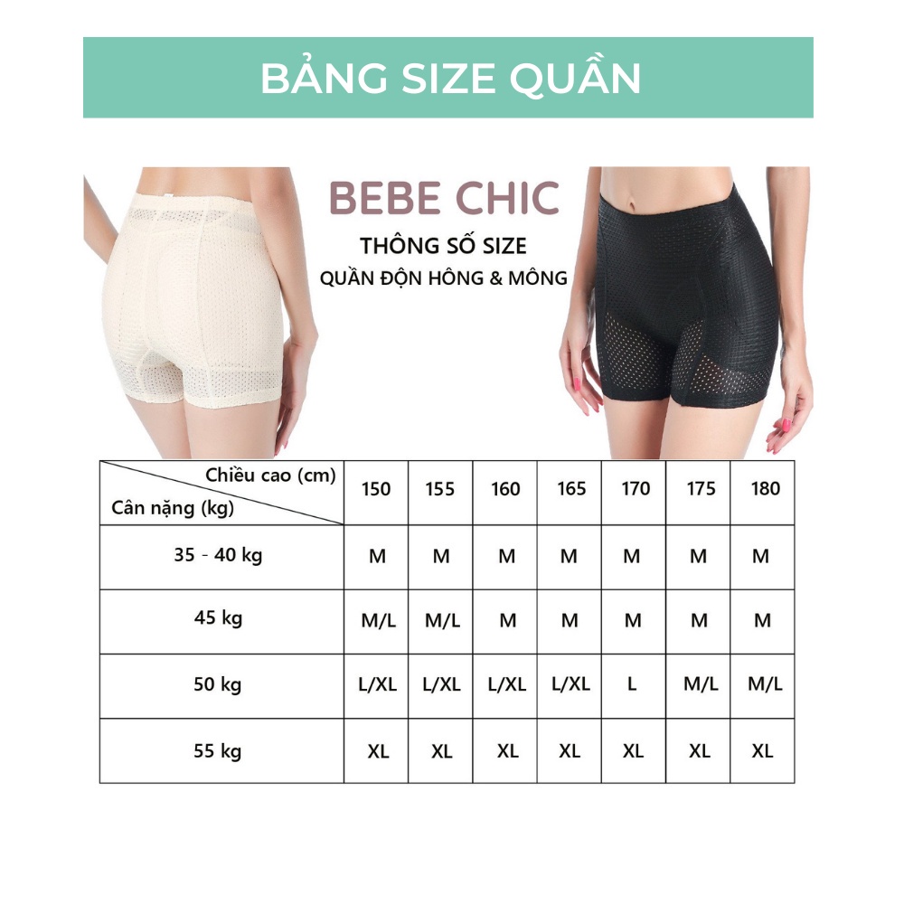 (Che Tên) Quần Độn Mông, Đôn Hông Thông Hơi Loại Cao Cấp EZMART