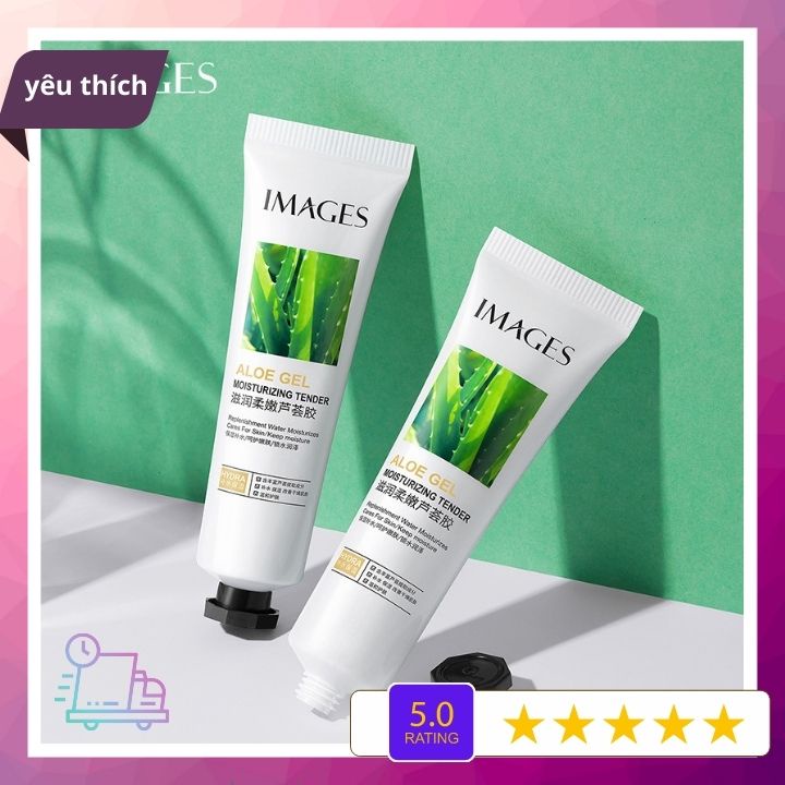 Gel Dưỡng Ẩm Làm Trắng Da Và Mịn Da Lô Hội Images JOMTAM