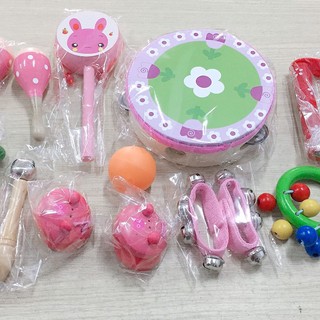 Set Đồ Chơi Gỗ - Bộ Đồ Chơi Âm Nhạc 13 Chi Tiết