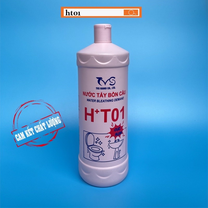 Combo 10 chai tẩy bồn cầu hồng 960ml Tvs ht01, tẩy trắng bồn cầu,