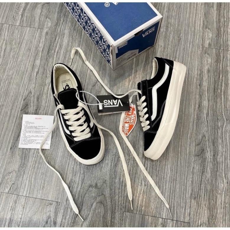 GIÀY 𝐕𝐀𝐍𝐒 VAULT OLD SKOOL MÀU ĐEN ⚡Full box bill⚡ Giày thể thao nam nữ 2021