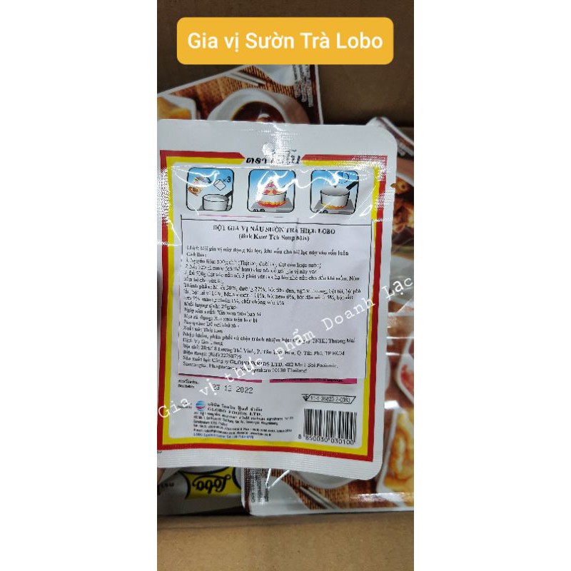 Gói Gia vị Canh Sườn Trà Lobo Thái 25g/ Bak Kuet Teh Soup Mix 💥 Đậm đà hương vị Singapore. Chính hãng