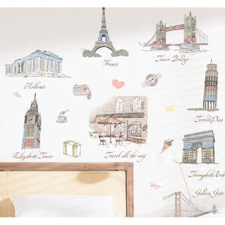 Decal Dán Tường Kỳ Quan Thế Giới