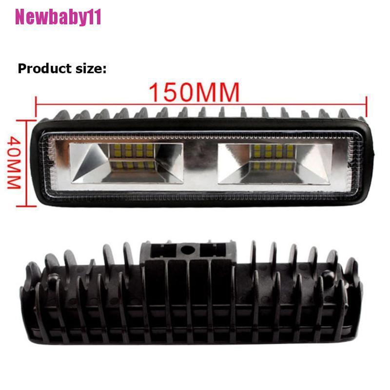 Đèn Led 16 Bóng 48w 6000k Chống Thấm Nước Cho Xe Hơi