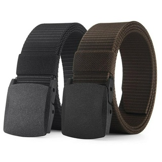 Thắt Lưng Vải Nam Khóa Nhựa Không Kim Loại Chiến Thuật Quân Sự Thắt Lưng Ngoài Trời Đi Bộ Đường Dài Webbing Đai Giá Rẻ 2023 Mới
