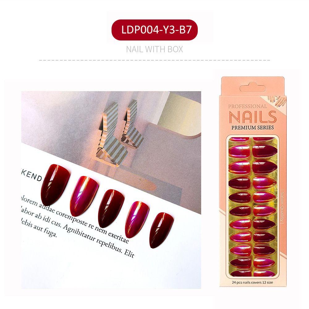 Hộp 1 / 24 Móng Tay Giả Có Thể Tháo Rời