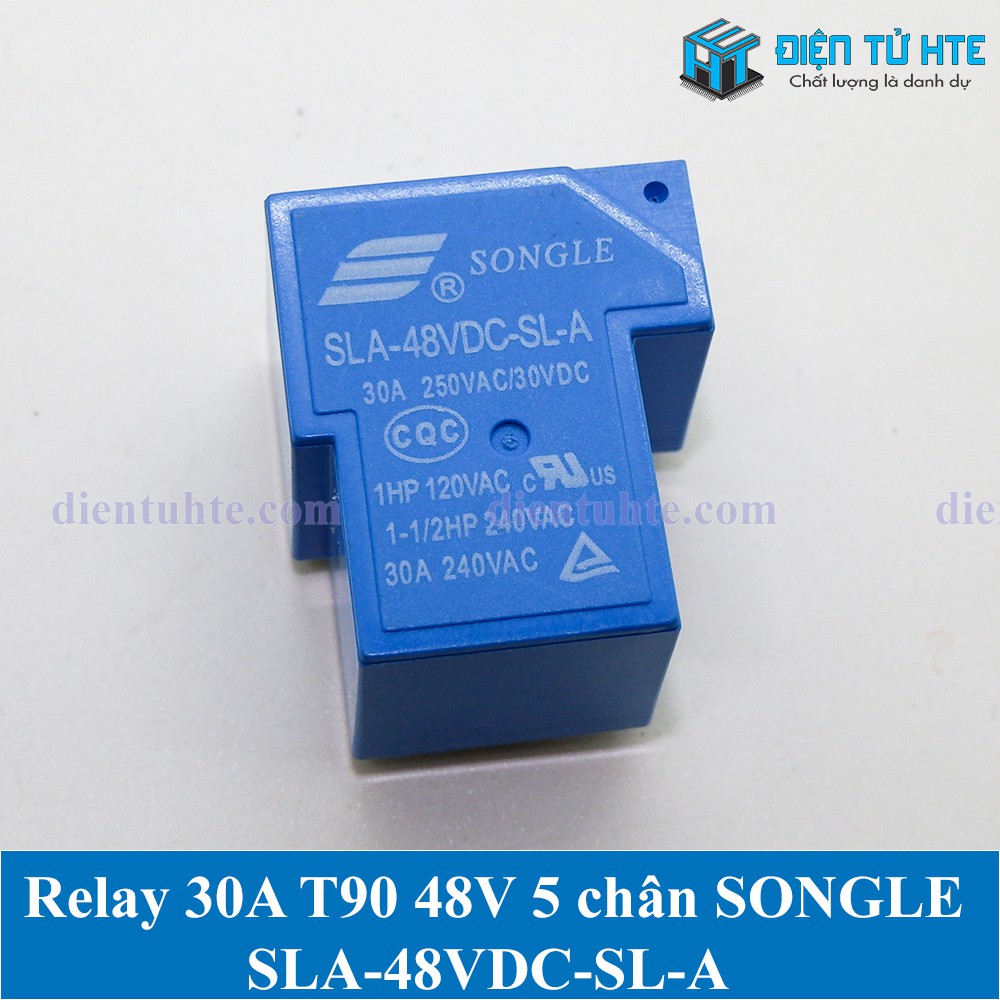 Relay T90 30A 48V 5 chân SLA-48VDC-SL-A SONGLE