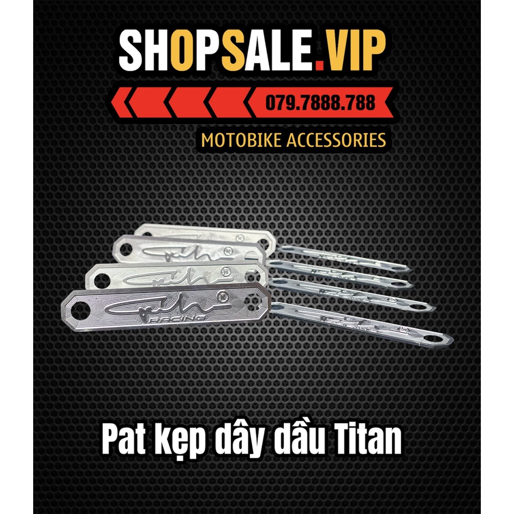 Pass kẹp dây dầu titan