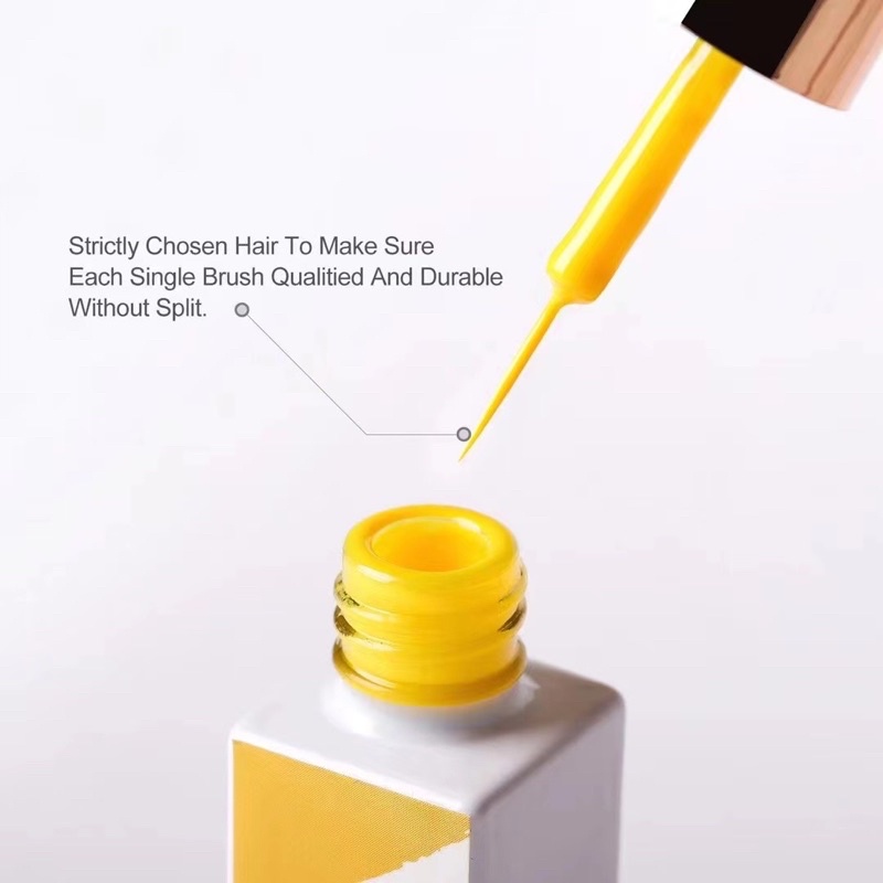 sơn gel cọ nét vendeeni set 36 màu siêu đặc