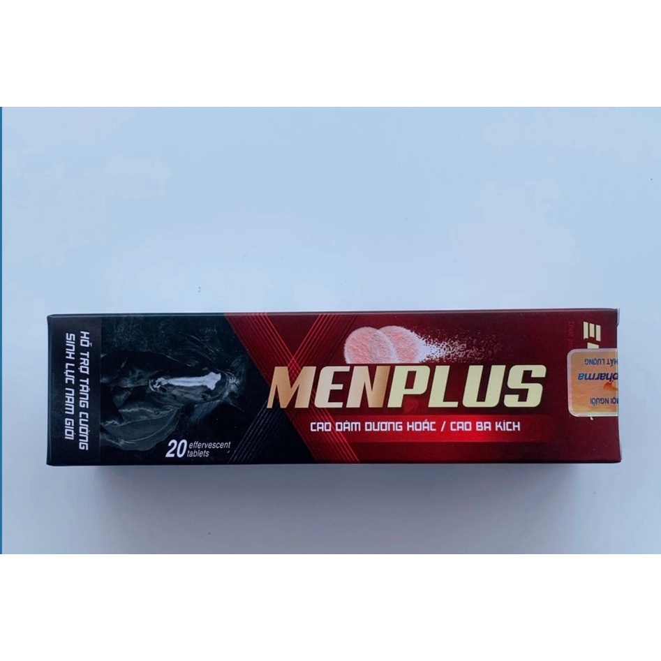 Viên sủi MENPLUS - hỗ trợ tăng cường sinh lực nam giới, Hỗ trợ bổ thận, mạnh gân cốt, giảm đau lưng, mỏi gối
