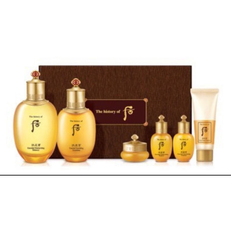 Set dưỡng da chống lão hóa nâng cơ chống nhăn whoo vàng 350ml