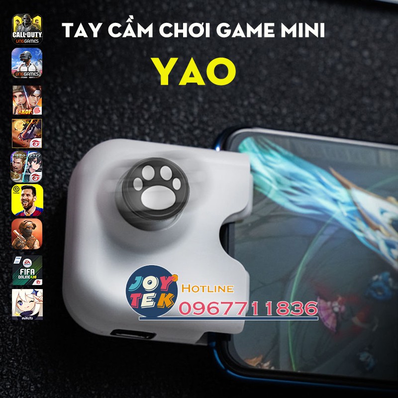 Tay cầm chơi game, joystick game mobile YAO chơi Liên quân, tốc chiến, pubg, ff cod | BigBuy360 - bigbuy360.vn