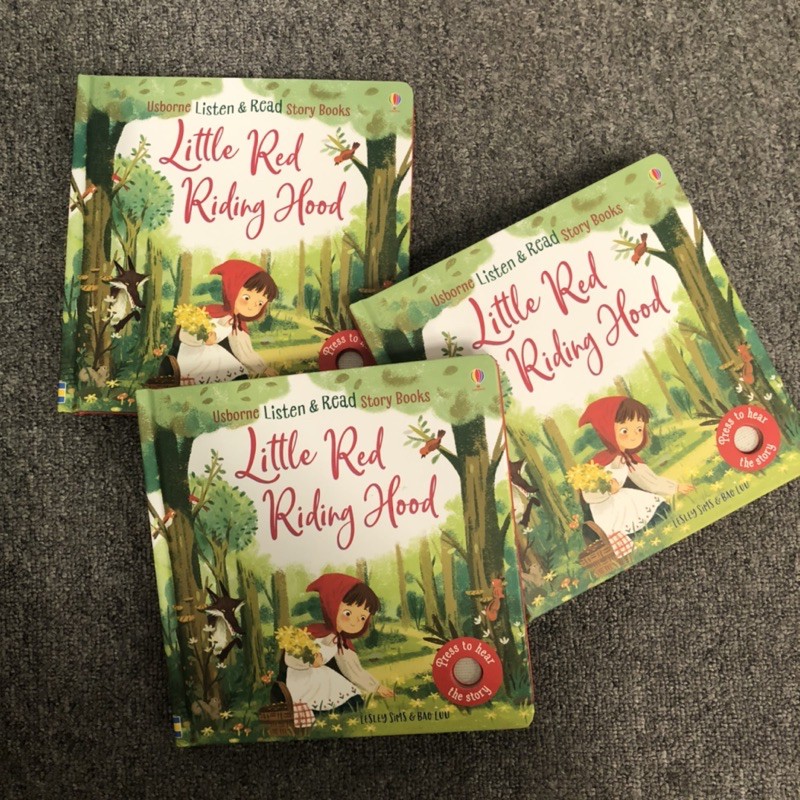 Sách Âm Thanh Đọc Truyện Cổ Tích Little Red Riding Hood Listen & Read Story Book Có Giọng Đọc Cho Bé - Usborne | WebRaoVat - webraovat.net.vn