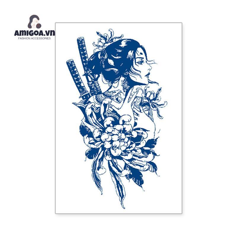 ✨✨Hình Xăm Dán Tạm Thời Chống Nước Lâu Trôi 15 Ngày amigoa.acc