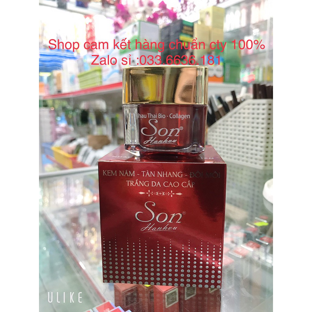 kem son nhau thai cừu collagen hết nám trắng da cao cấp vip hủ  30g [chuẩn hàng cty 100%]