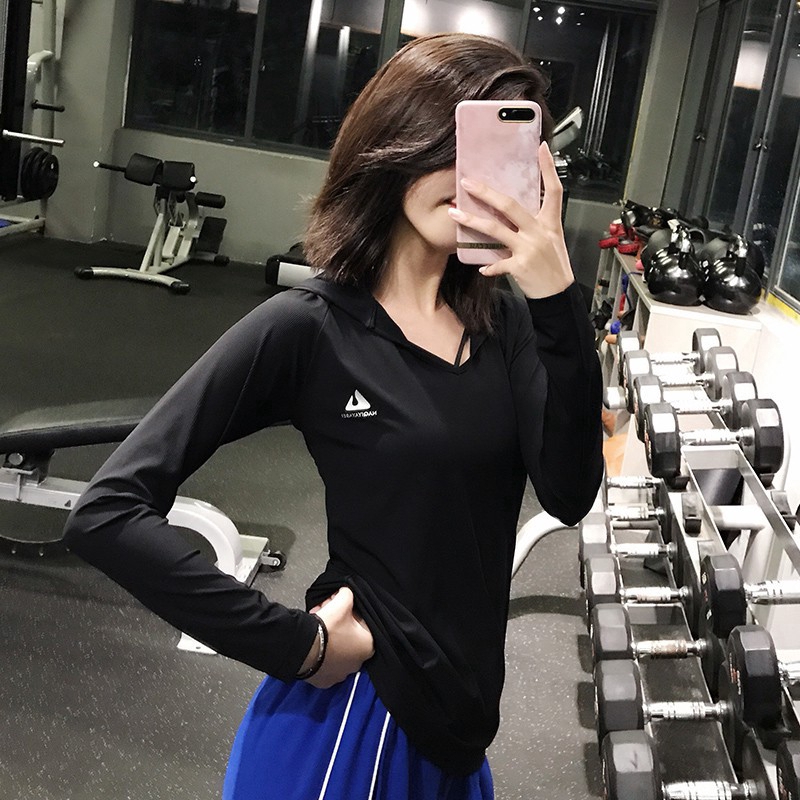 Áo hoodie thể thao nữ tay dài màu sắc đa dạng | BigBuy360 - bigbuy360.vn