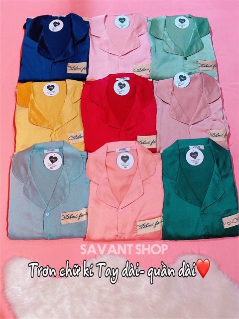 [ LỤA SATIN CAO CẤP ] PIJAMA TAY DÀI QUẦN DÀI MẶC NHÀ SANG CHẢNH MẪU MỚI | BigBuy360 - bigbuy360.vn